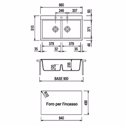 Plados LX8620UM42 lavello