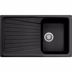 Lavello composito cucina Plados SP0791 una vasca - UG 70 Nero Matt