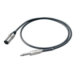 Proel BULK220LU1 cavo audio 1 m 6.35mm XLR (3-pin) Nero
