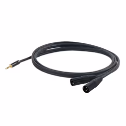 Proel CHLP320LU15, 3.5mm, Maschio, 2 x XLR (3-pin), Femmina, 1,5 m, Nero