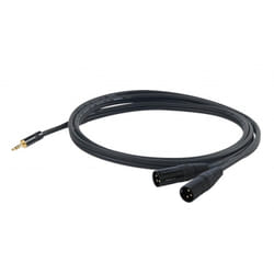 Proel CHLP320LU15 cavo audio 1,5 m 3.5mm 2 x XLR (3-pin) Nero