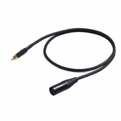 Proel CHLP260LU15, RCA, Maschio, XLR (3-pin), Femmina, 1,5 m, Nero