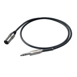 Proel BULK230LU5 cavo audio 5 m 6.35mm XLR (3-pin) Nero