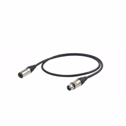 Proel ESO210LU5, XLR (3-pin), Femmina, XLR (3-pin), Maschio, 5 m, Nero