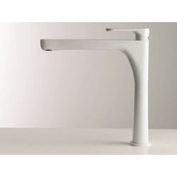Newform - Linfa miscelatore lavabo bianco opaco alto 69415.01.014