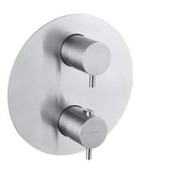 Newform - x - Steel miscelatore doccia 2 uscite termostatico Parte esterna 69663EX
