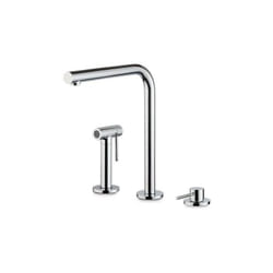 N21 Set lavello Brushed Gun Metal con doccia lavastoviglie- 71731.59.064 - Newform