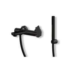 Newform - b-easy gruppo vasca con doccetta nero - 72640C