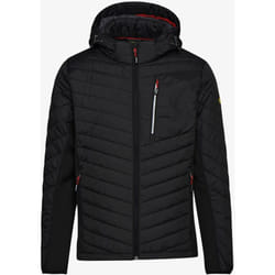 Giacca Diadora Oslo imbottita con cappuccio - Taglia: s, Colore: Nero