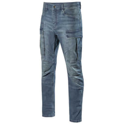 Jeans da Lavoro Diadora Pant Stone Cargo Light, misura: l Blu