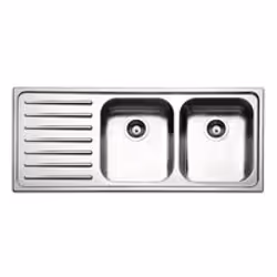 Apell Torino TO1162ILBC, Acciaio inox, 2 ciotole, 340 x 400 mm, 18 cm, 340 x 400 mm, 18 cm
