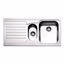 Apell Venezia VE1002ILBC, Acciaio inox, 2 ciotole, 340 x 400 mm, 21 cm, 165 x 300 mm, 13 cm