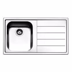 Apell 868mm 1V GDX Linear, Acciaio inox, 1 ciotole, 340 x 400 mm, 22,8 cm, 868 mm, 508 mm