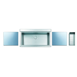 Apell SAG901KITWISC lavello Lavello ad incasso Rettangolare Acciaio inox