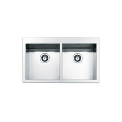 Apell SQ3838I Lavello montato su piano Rettangolare Acciaio inox