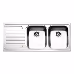 Apell Venezia VE1162ILBC, Acciaio inox, 2 ciotole, 340 x 400 mm, 21 cm, 340 x 400 mm, 21 cm