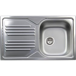Apell TM861IRBC lavello Lavello montato su piano Rettangolare Acciaio inox