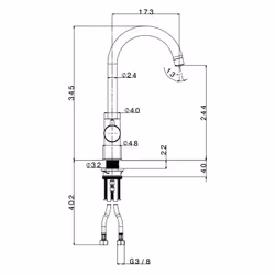 Apell APG3910CR rubinetto Cromo - Vista aggiuntiva 2