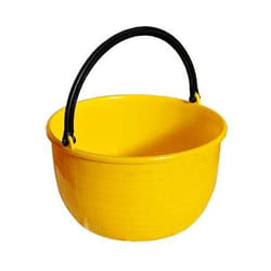 Cesto Agricolo Lt. 16 In Polietilene. Con Manico Oscillante In Plastica.