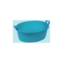 Vaschetta vaschette bacinella plastica ovale ø 50x39xH17 cm - Lt. 18
