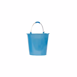 Secchi plastica con becco Polietilene bassa densità (LDPE), manico in ferro con zincatura lucida e manopolina in plastica. Re ...