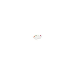 Ecoplast - tagliere tulipano 32 cm tortora/verde/rosso/mandarino