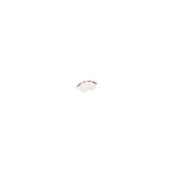 Ecoplast - tagliere tulipano 36 cm tortora/verde/rosso/mandarino