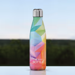The Steel Bottle Art Series #3 - Geometric Color