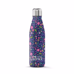 The Steel Bottle Art Series #5 - Cartoon Flowers, 500 ml, Bicicletta, Uso quotidiano, Fitness, Trekking, Sport, Multicolore,  ...
