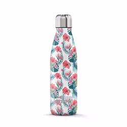The Steel Bottle Art Series #6 - Exotic Flowers, 500 ml, Bicicletta, Uso quotidiano, Fitness, Trekking, Sport, Multicolore, A ...