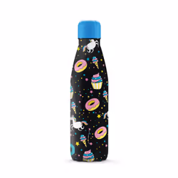 The Steel Bottle - Black Series 500 ml - Unicorn, 500 ml, Uso quotidiano, Multicolore, Acciaio inox, Unicorn, 10 h