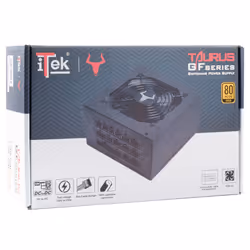 itek TAURUS GF650 alimentatore per computer 650 W 24-pin ATX ATX Nero - Vista aggiuntiva 8