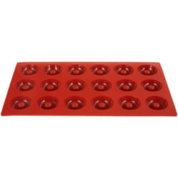 Silikomart - SF010 savarin Stampo in Silicone Platinum Ø41 h 12 mm, Rosso