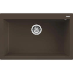 Elleci Quadra 130 Lavello montato su piano Rettangolare Granitek