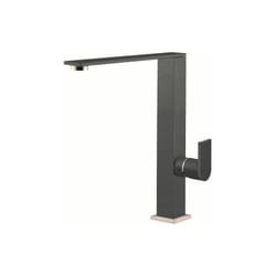 Elleci - Flat MKKFLA99 – Miscelatore da cucina monocomando, da incasso, Keratek Plus, canna girevole, 25,2 cm, Dark Grey
