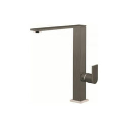 Elleci - Flat MKKFLA93 – Miscelatore da cucina monocomando, da incasso, Keratek Plus, canna girevole, 25,2 cm, Dove Grey