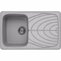 Elleci Master 300 M79, Lavello montato su piano, Rettangolare, Metaltek, Alluminio, 1 ciotole, 340 x 430 mm