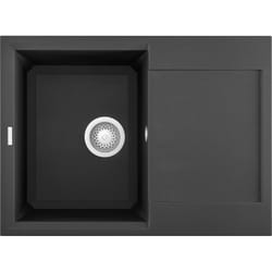 Elleci Easy 135 70 Ghisa Lavello montato su piano Rettangolare Metaltek