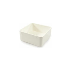 3c Casa - Contenitore Quadrato 15x15x6 Bianco
