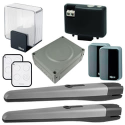 Kit cancello automatico per ante battenti 3m Toona 4024 bd Nice TOONA4024BDKCE