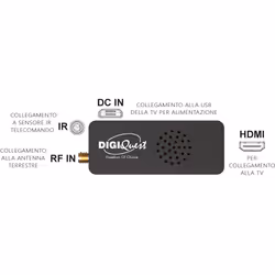 Digiquest X2O Terrestre Full HD Nero - Vista aggiuntiva 4