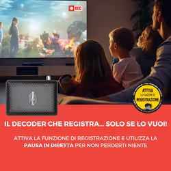 Digiquest RICD1248 set-top box TV Satellite Full HD Nero - Vista aggiuntiva 4