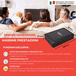 Digiquest RICD1248 set-top box TV Satellite Full HD Nero - Vista aggiuntiva 5