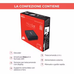 Digiquest RICD1248 set-top box TV Satellite Full HD Nero - Vista aggiuntiva 8
