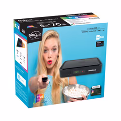 Digiquest RICD1251 set-top box TV Satellite 4K Ultra HD Nero - Vista aggiuntiva 3