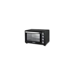 Digiquest - Forno Elettrico Ventilato 38 Litri con girarrosto, 1600 w, Timer 60 min, Spegnimento Automatico e Illuminazione interna, Doppio vetro