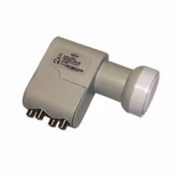 Digiquest LNB 402 Quad, Grigio, Bianco