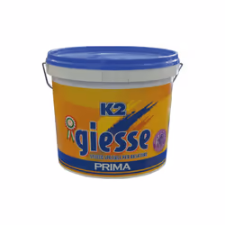 Lo stucco K2 GIESSE e' uno stucco in pasta, bianco, pronto all'uso. Ideale per la rasatura di grandi superfici, grazie alla s ...