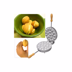 Sorprese di noci è la biscottiera elettrica che consente di preparare dei gusci di noce di pastafrolla o brisè o wafer che po ...
