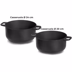 Batteria di Pentole 7 Pezzi in Alluminio Pressofuso Antiaderente Olympia Supreme - Vista aggiuntiva 2